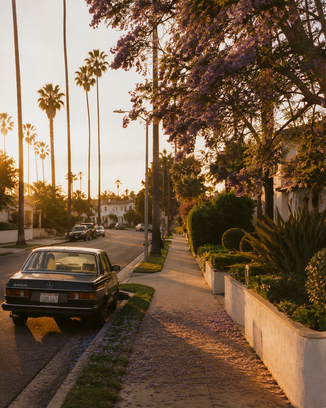 LA at golden hour